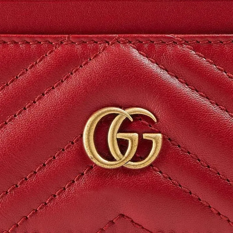 Alternative view of Ví Gucci GG Marmont Wallet 'Red' 443127-DTD1T-6433