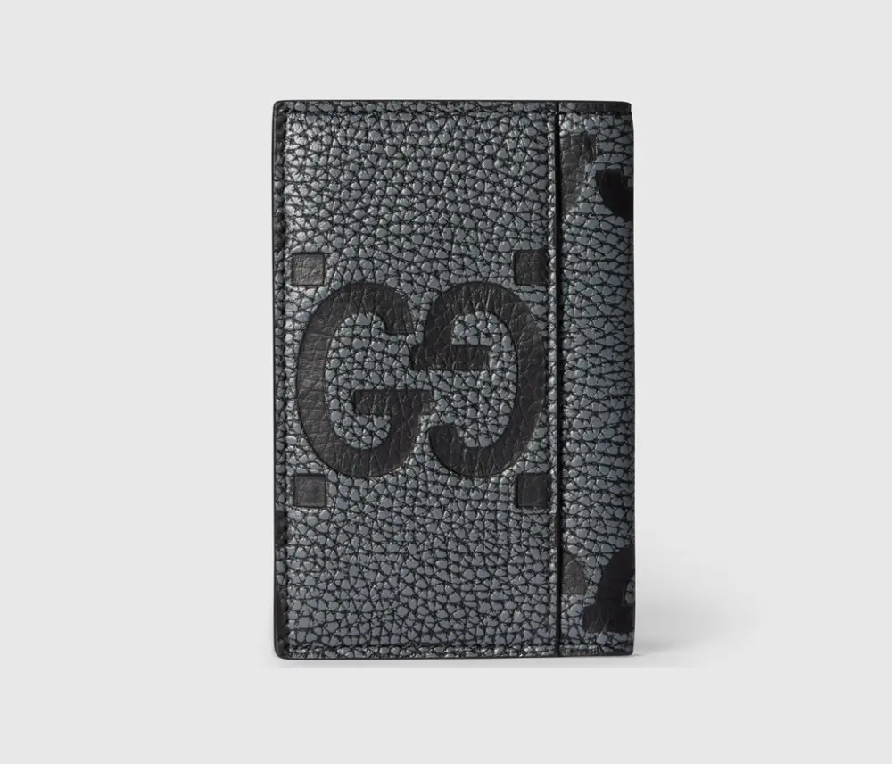 Ví Gucci Maxi GG Card Case 'Grey' 739478-AAECE-1046 - Ảnh 4