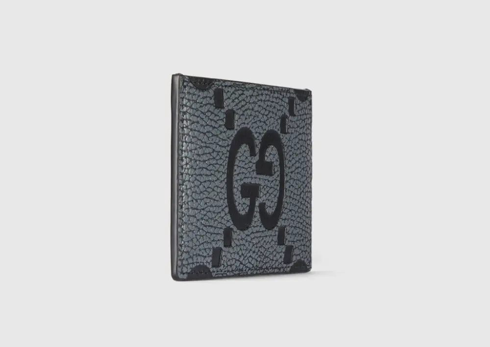 Ví Gucci Maxi GG Card Case 'Grey' 812681-AAECE-1046 - Ảnh 3