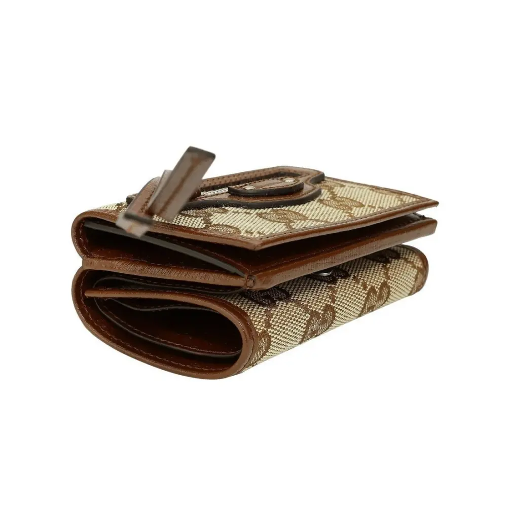 Ví Gucci Tri-fold Wallet 'Beige' 681708-GY5SN-8563 - Ảnh 3