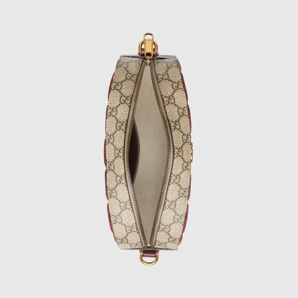Túi Gucci Mini GG Canvas Small Shoulder Bag 'Burgundy' 752591-FAB9Y-6042 - Ảnh 6
