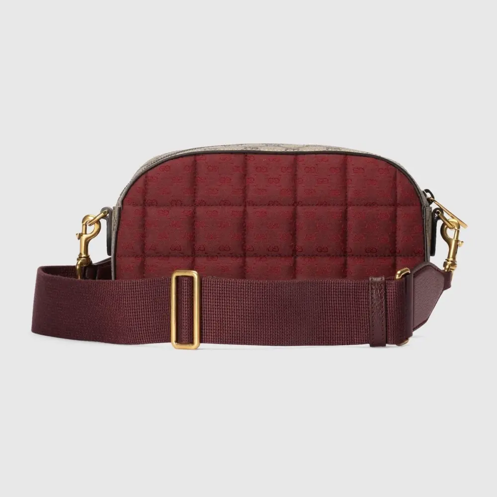 Túi Gucci Mini GG Canvas Small Shoulder Bag 'Burgundy' 752591-FAB9Y-6042 - Ảnh 3