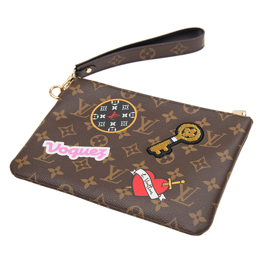 Alternative view of Túi Louis Vuitton Monogram City Pouch Patches Collection 'Brown' M63447
