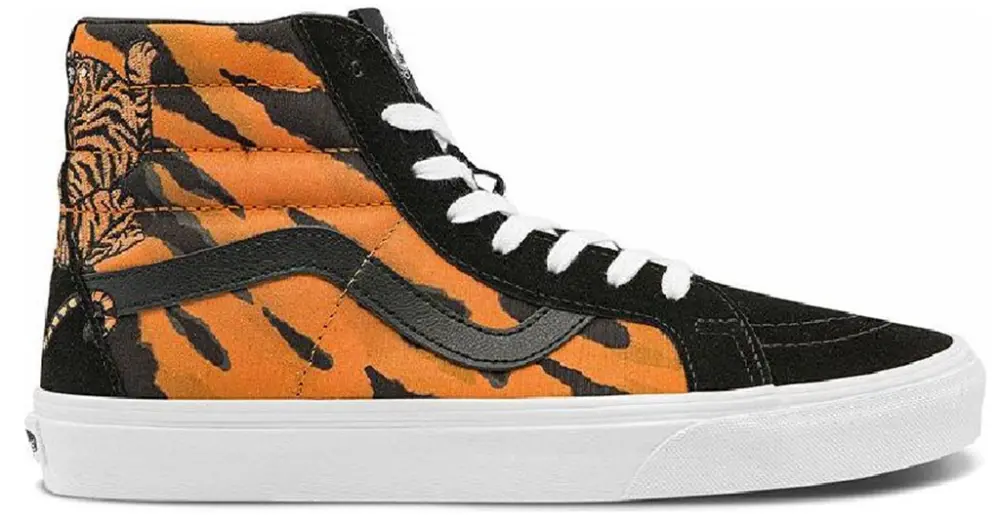 Giày Vans SK8-Hi Reissue Tiger ‘Black Orange’ VN0A2XSBORA