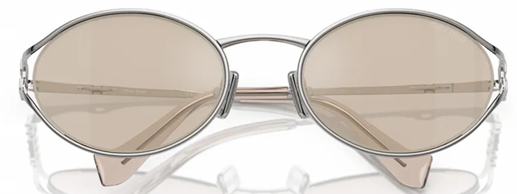 Kính Nữ Miu Miu Sunglasses 'Silver' MU-52YS-1BC10F