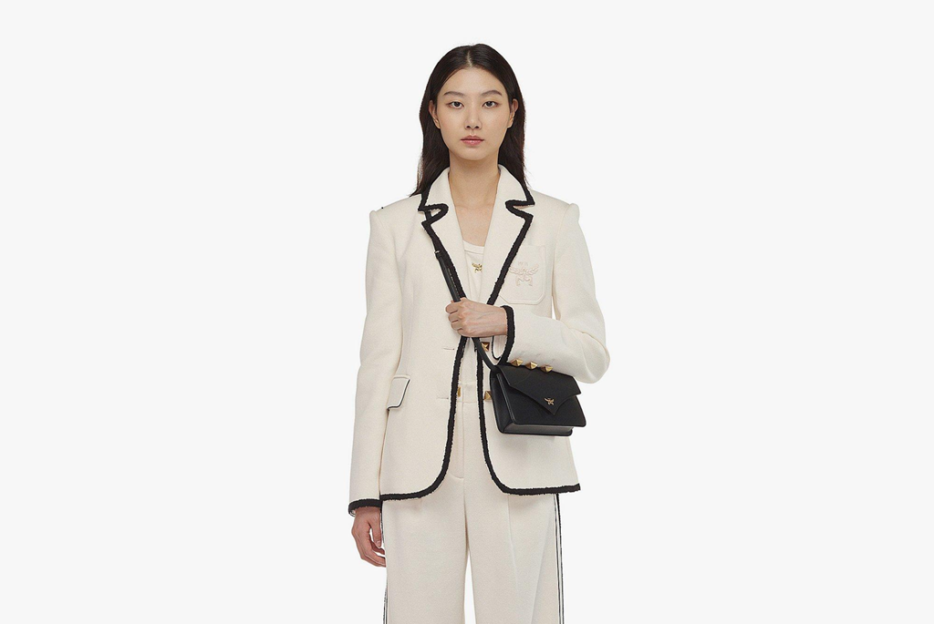 Túi MCM Diamond Spanish Calf Leather ‘Black’ MWRESAK01BK001 - Ảnh 4