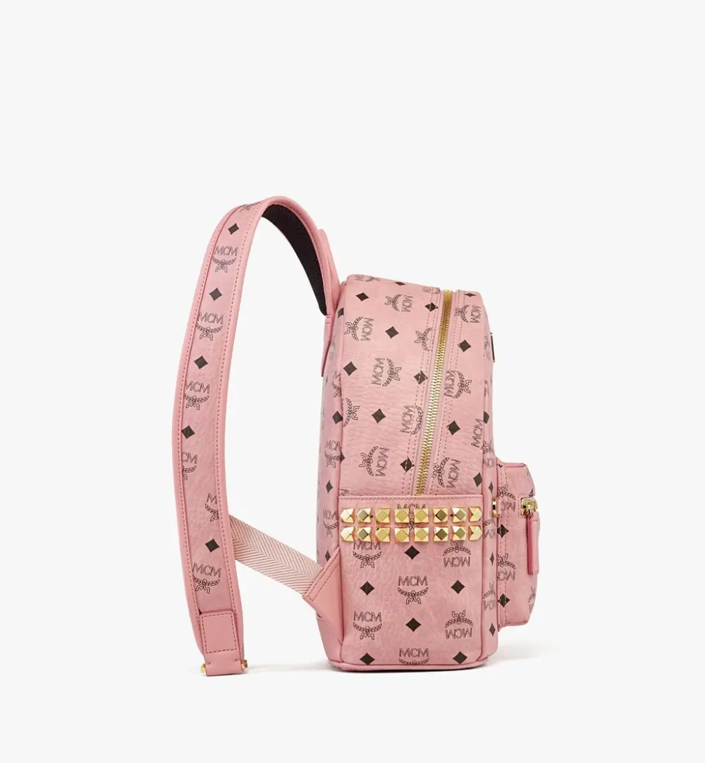 Balo MCM Stark Side Studs Backpack 'Pink' MMKEAVE15PZ001 - Ảnh 3