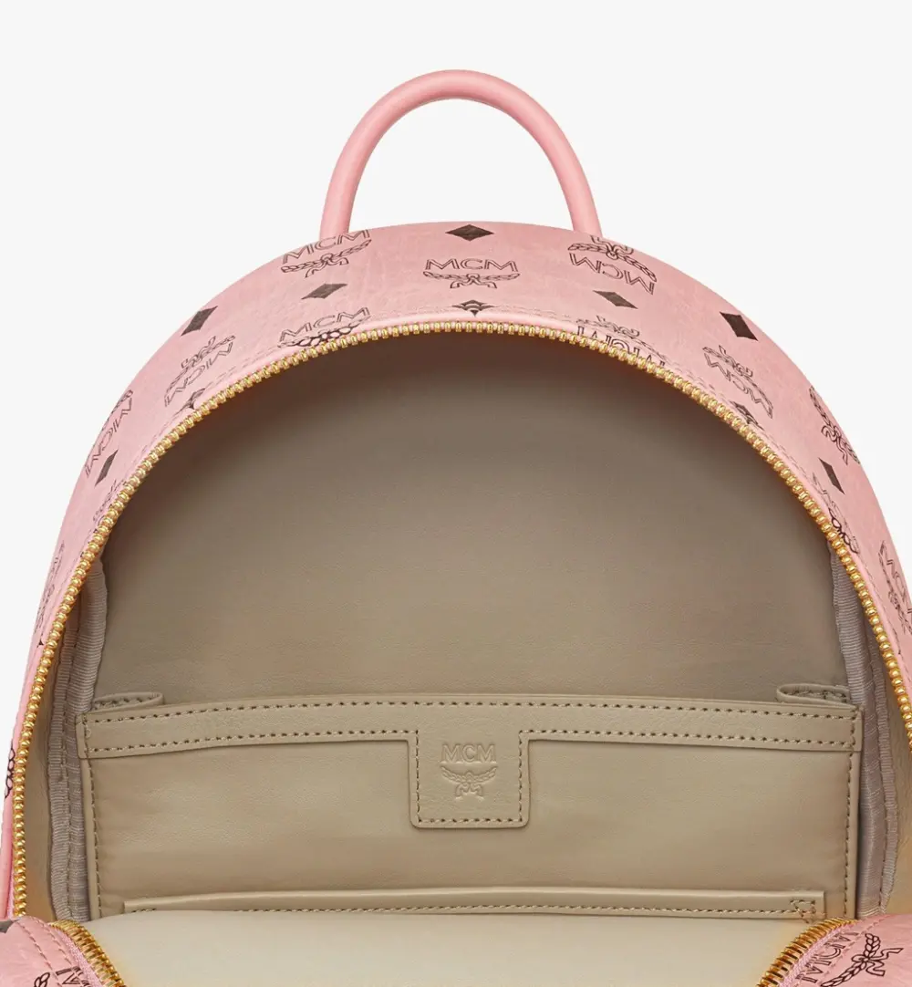 Balo MCM Stark Side Studs Backpack 'Pink' MMKEAVE15PZ001 - Ảnh 4