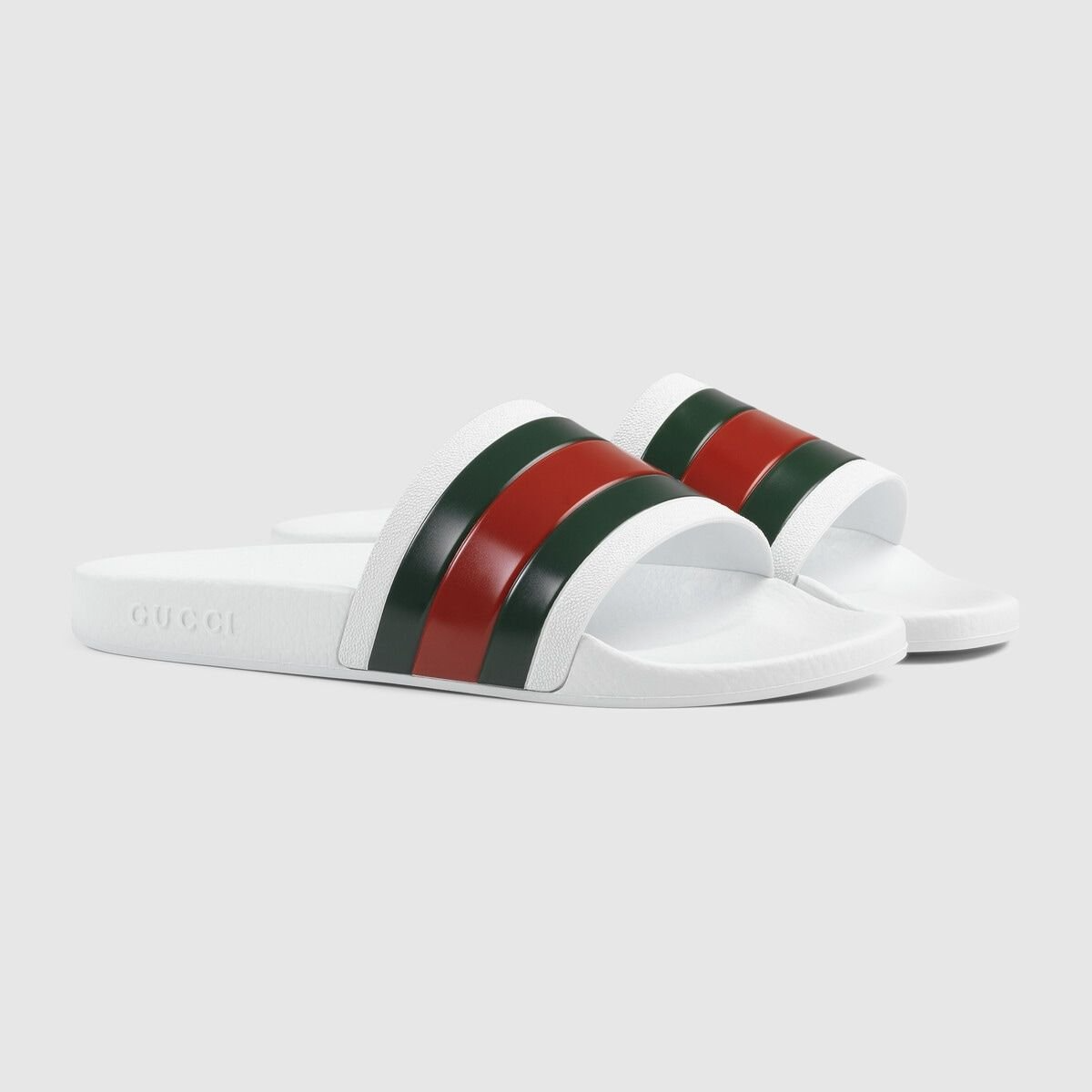 Dép Gucci Pursuit Pool Slides ‘White’ 308234-GIB10-9079 - Ảnh 2