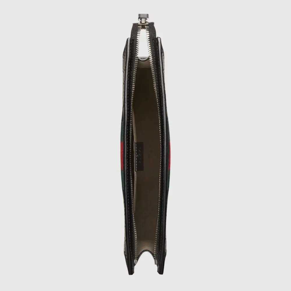 Alternative view of Túi Gucci Signature Web Pouch 'Black' 475316-CWCLN-1060