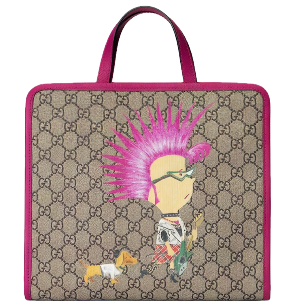 Túi Nữ Gucci GG Punk Print Tote Bag 'Beige' 605614-2EAAN-8298