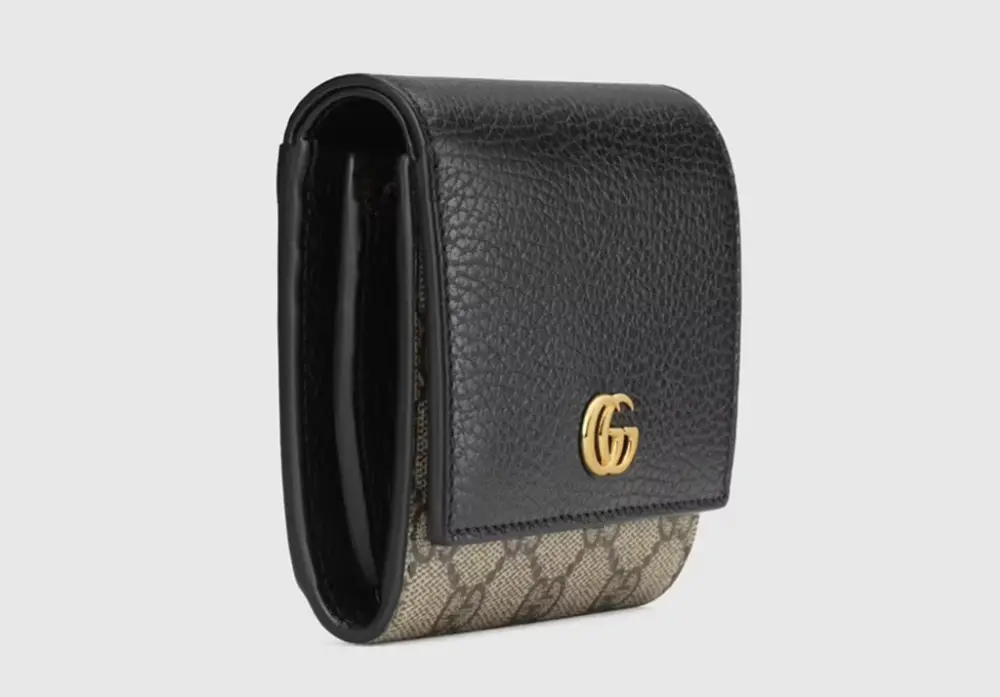 Alternative view of Ví Gucci Marmont Medium Wallet 'Black Monogram' ‎598587-17WAG-1283