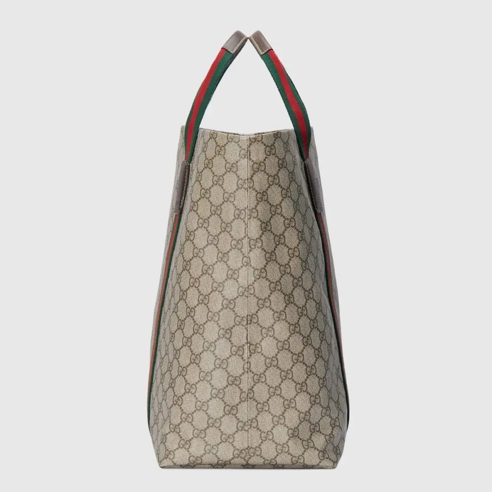 Túi Gucci GG Tender Medium Tote Bag 'Beige Ebony' 763287-FACHL-8844 - Ảnh 5
