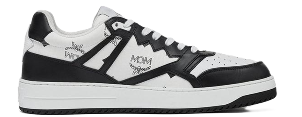 Giày MCM Neo Terrain Lo Sneakers in Visetos 'Black & white' MEXESAJ03BW042