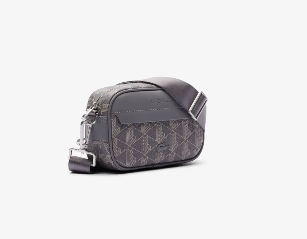 Túi Lacoste Small The Blend Satchel Crossbody Bag ‘Grey’ NH3650LX-Q82 - Ảnh 4