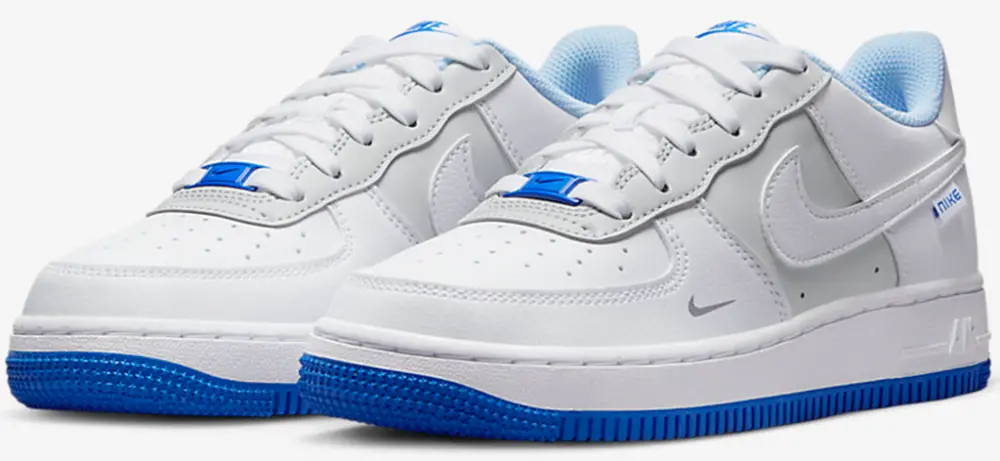 Alternative view of Giày Air Force 1 LV8 GS Just Stitch It 'Hyper Royal' FB1844-111