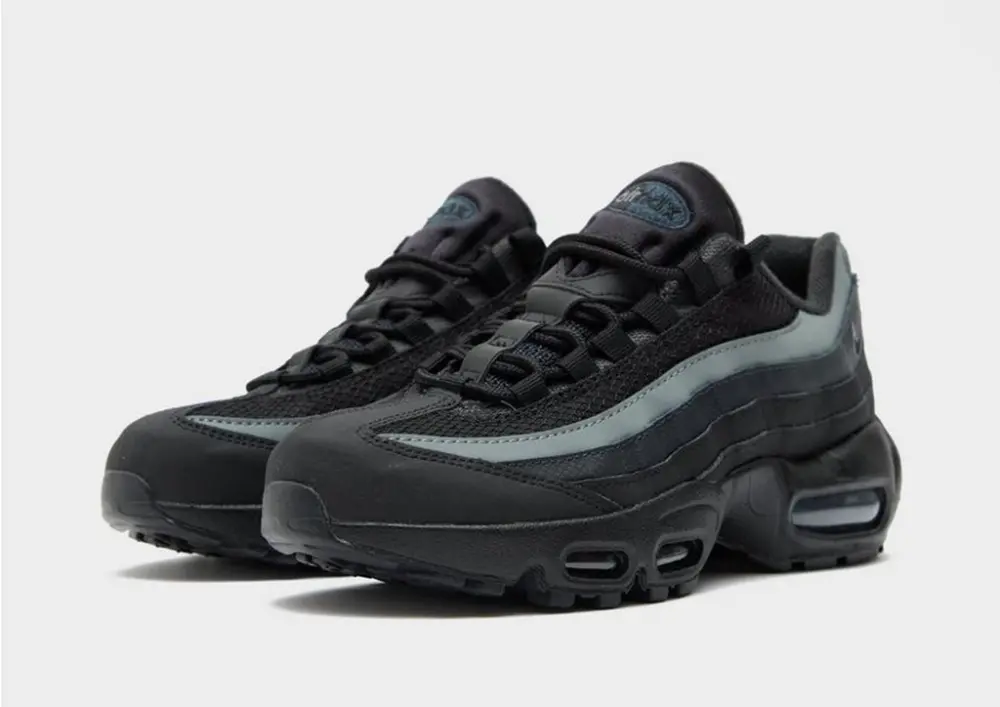 Giày Nike Air Max 95 Junior 'Black' HV2539-001 - Ảnh 3
