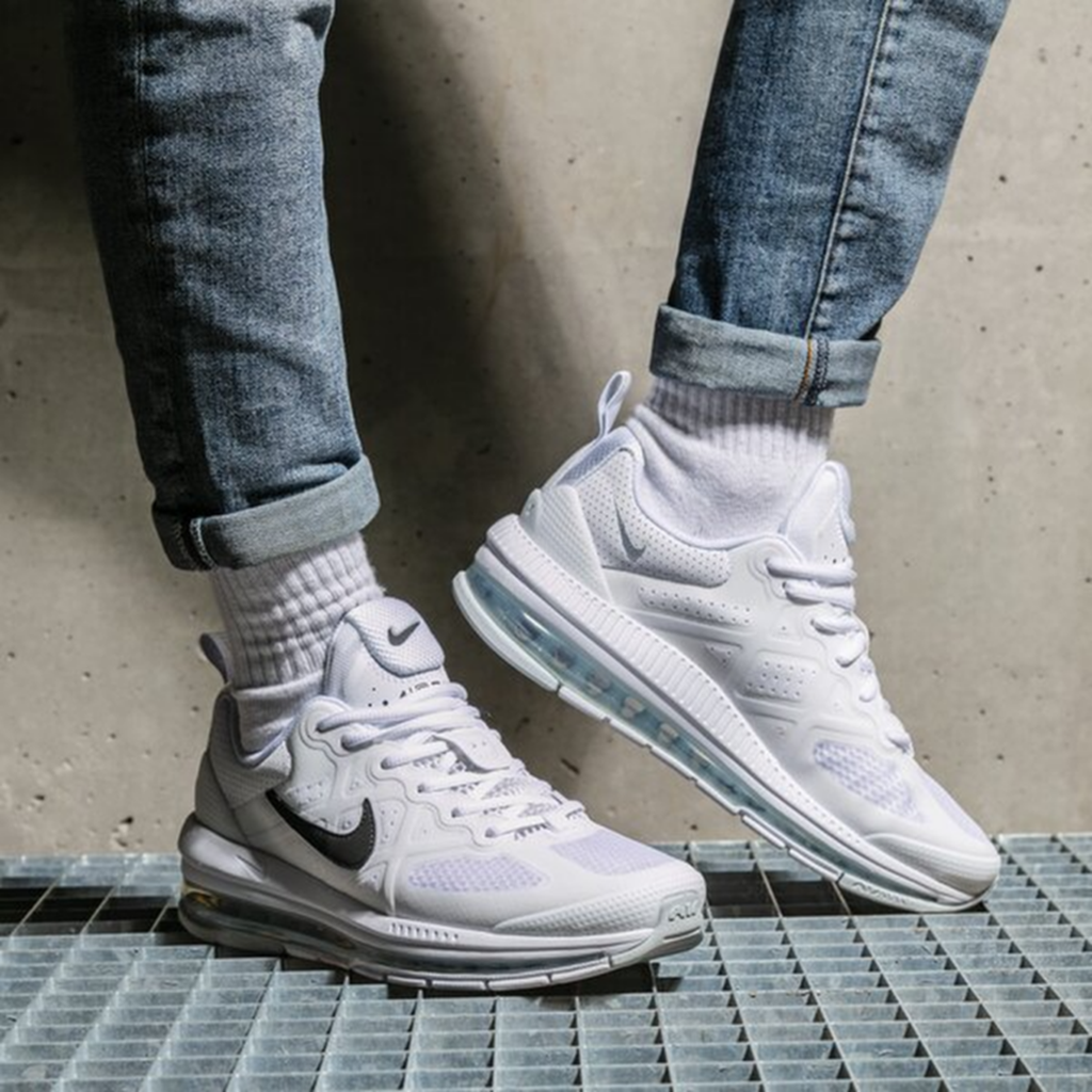 Alternative view of Giày Nike Air Max Genome ‘White Black’ CW1648-100