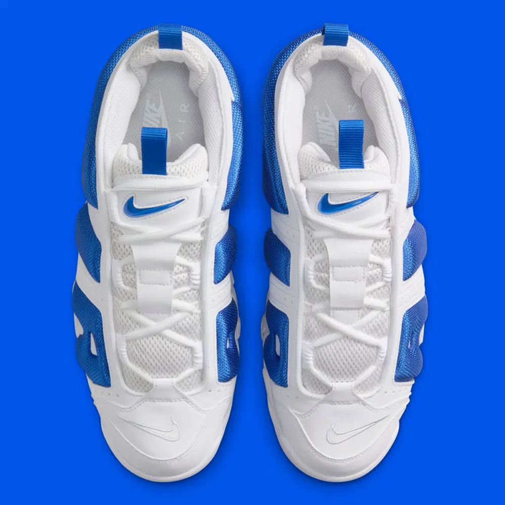 Giày Nike Air More Uptempo Low ‘White Hyper Royal’ FZ3055-101 - Ảnh 4