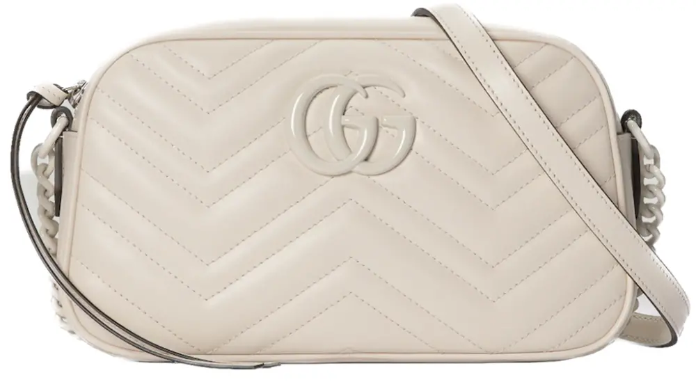 Túi Gucci GG Marmont Matelassé Shoulder Bag 'White' 447632-DAAAJ-9022