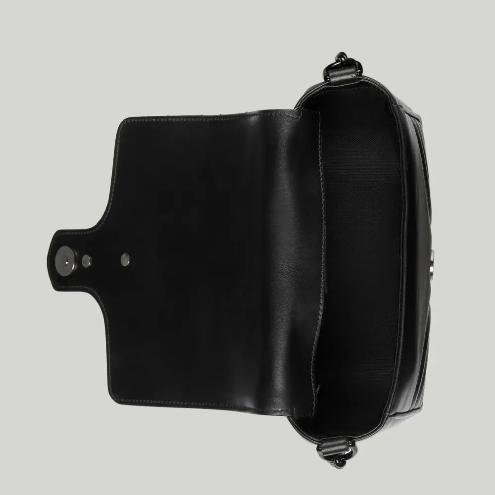 Túi Gucci GG Marmont Matelassé Shoulder Bag 'Black' 739681-AABS1-1000 - Ảnh 8