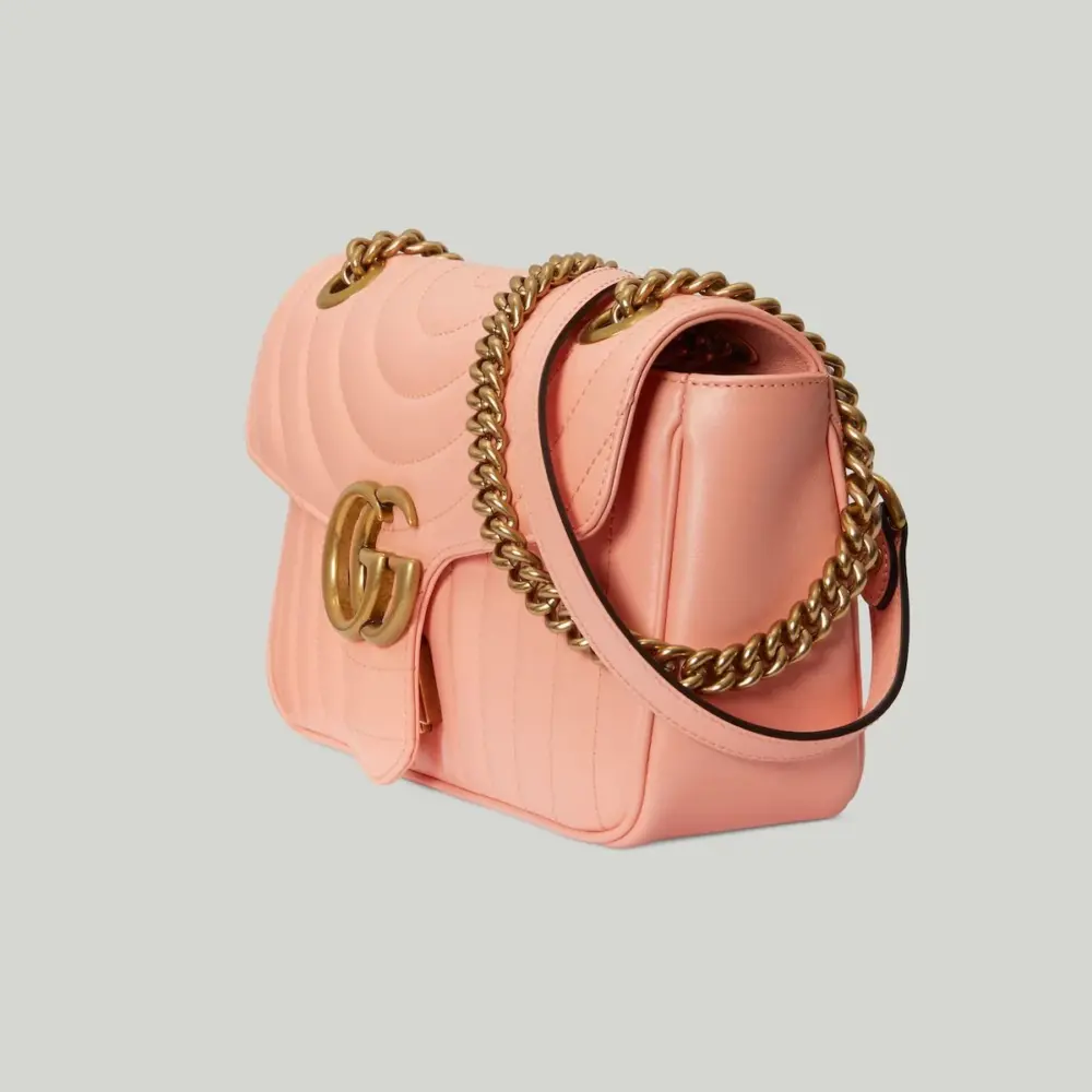 Alternative view of Túi Gucci GG Marmont Matelassé Shoulder Bag 'Peach' 443497-AABZE-6707