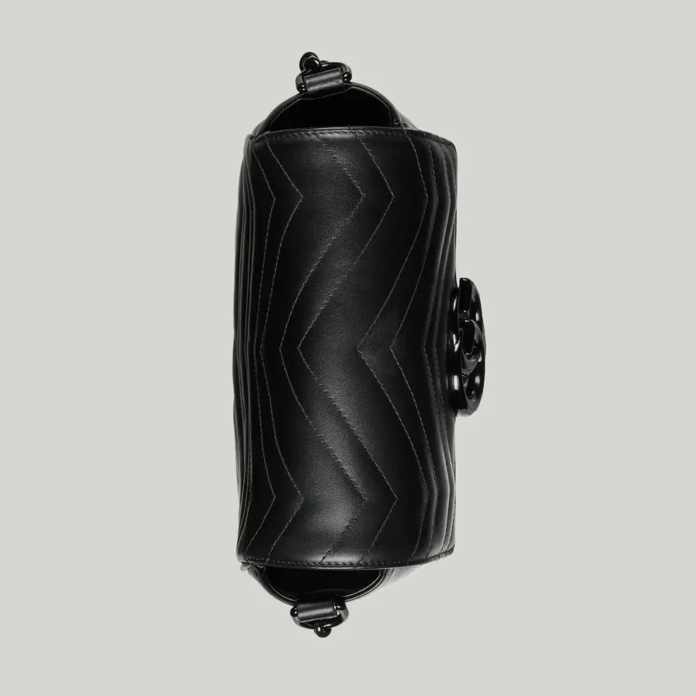 Túi Gucci GG Marmont Matelassé Shoulder Bag 'Black' 739681-AABS1-1000 - Ảnh 7