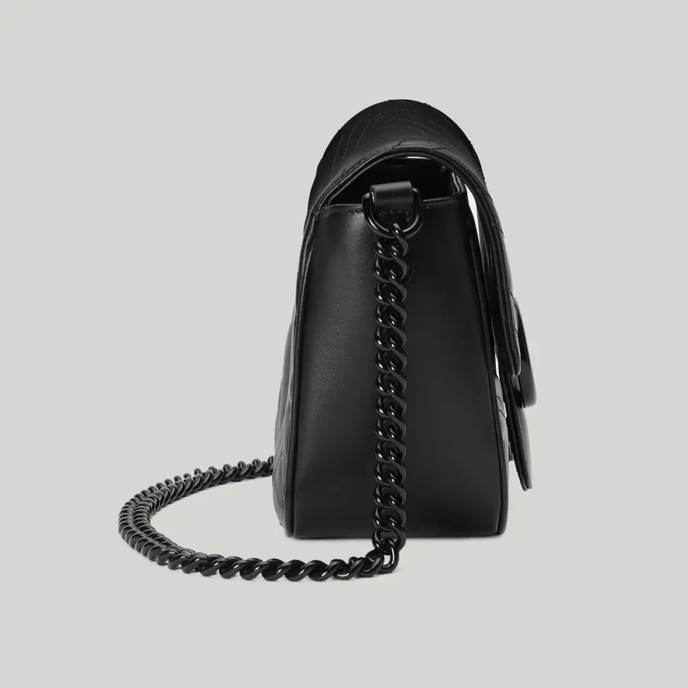 Túi Gucci GG Marmont Matelassé Shoulder Bag 'Black' 739681-AABS1-1000 - Ảnh 6