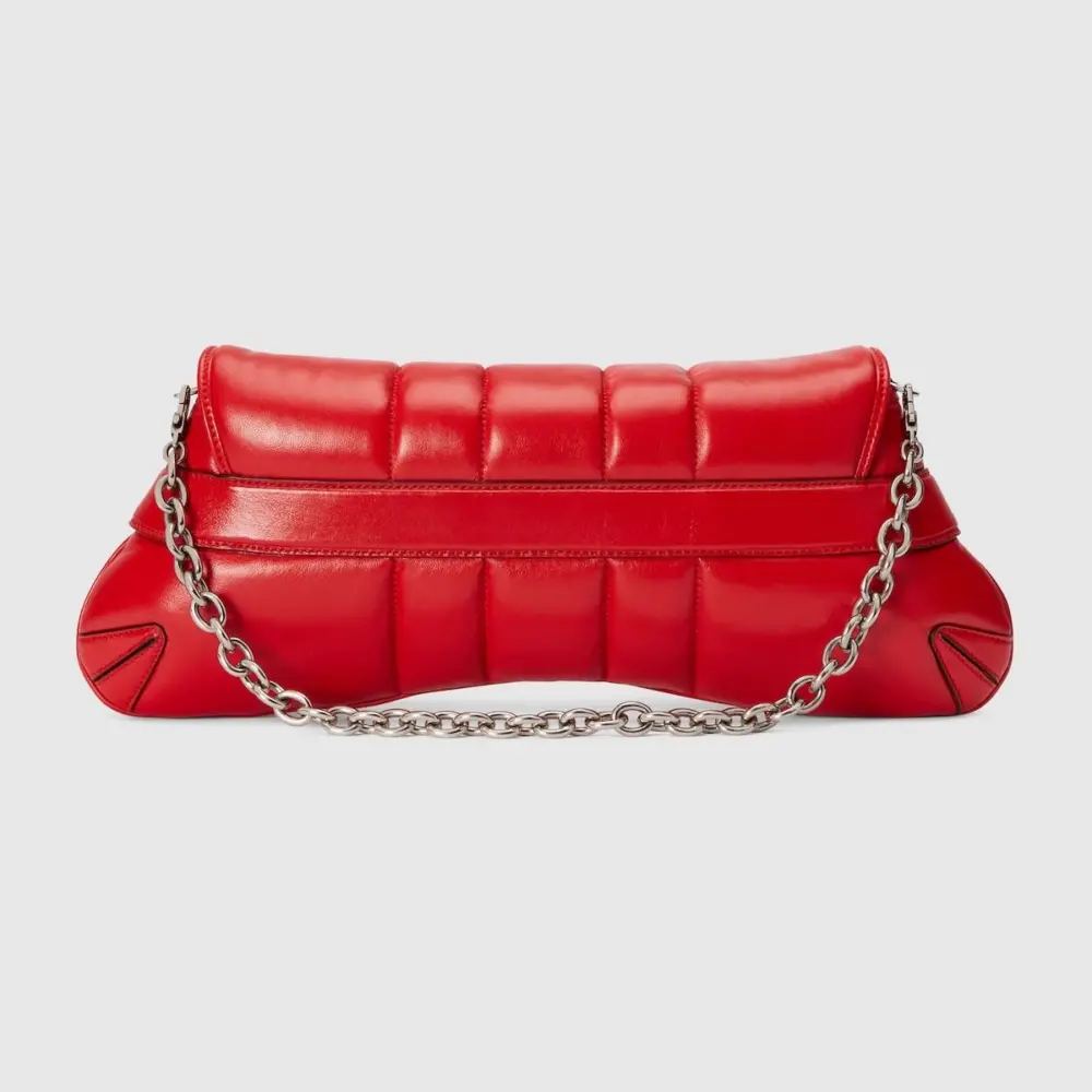 Túi Gucci Horsebit Chain Medium Shoulder Bag 'Red' 764255-AACU1-6404 - Ảnh 7