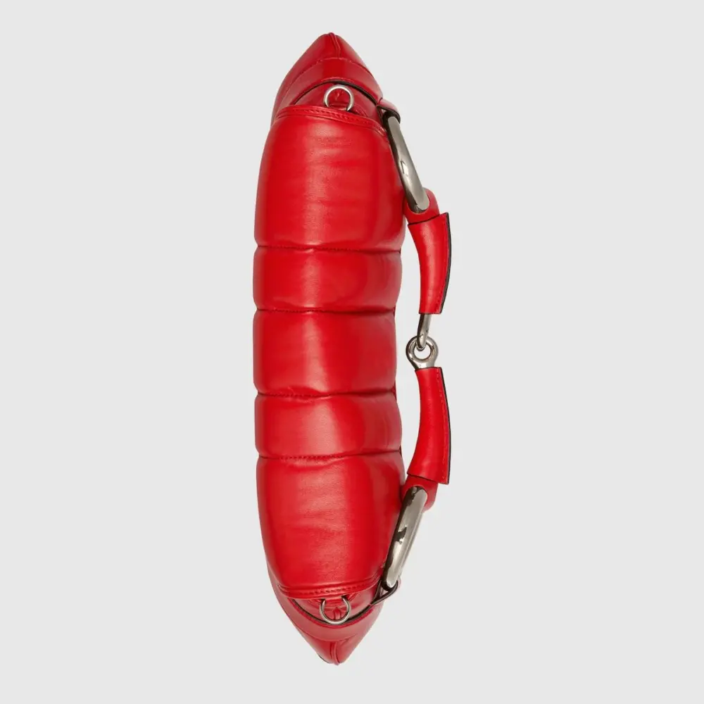 Túi Gucci Horsebit Chain Medium Shoulder Bag 'Red' 764255-AACU1-6404 - Ảnh 4