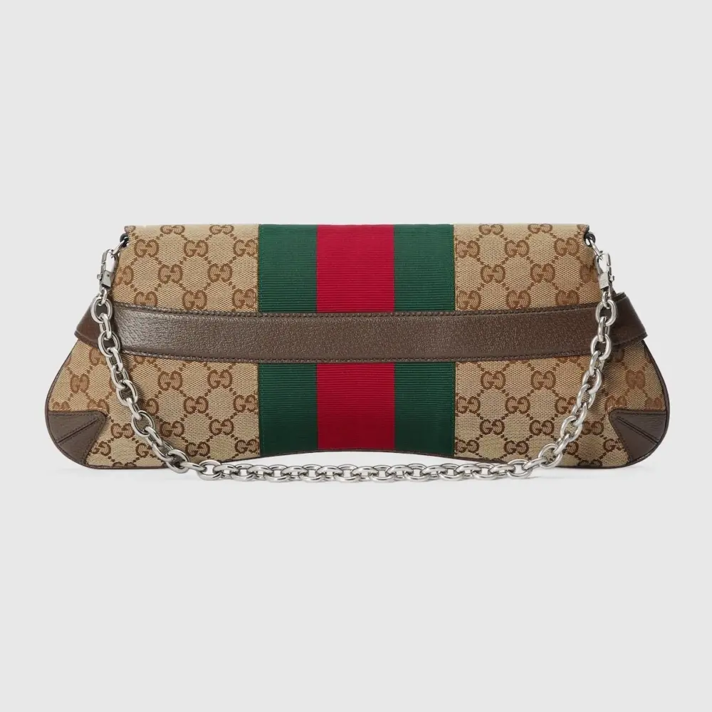 Túi Gucci Horsebit Chain Medium Shoulder Bag 'Beige' 764255-FACM2-8747 - Ảnh 6
