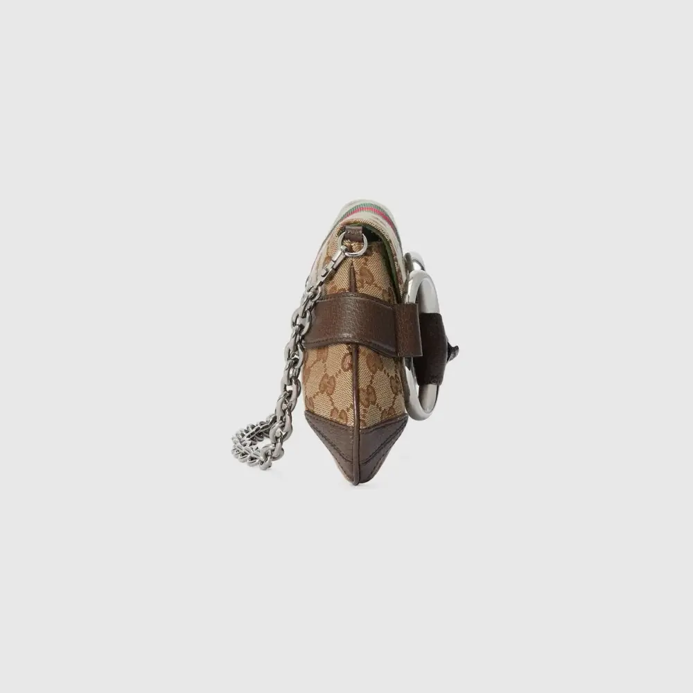 Túi Gucci Horsebit Chain Medium Shoulder Bag 'Beige' 764255-FACM2-8747 - Ảnh 5