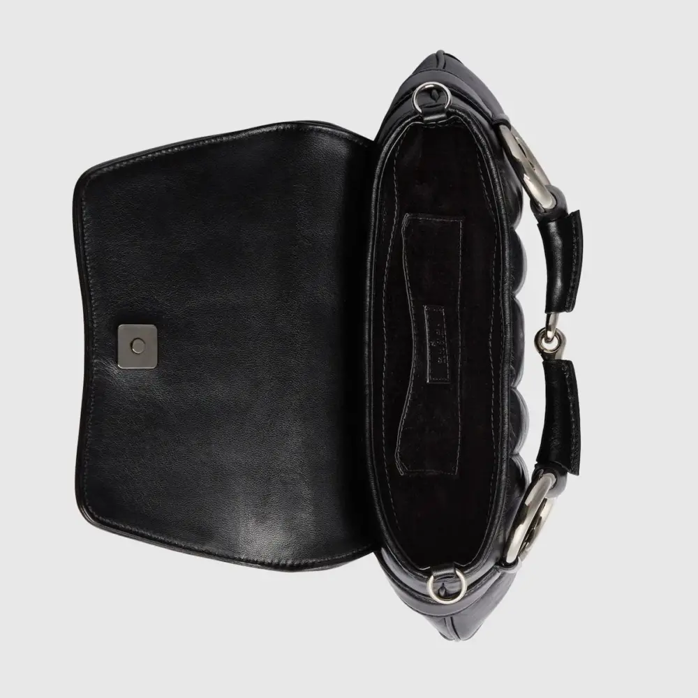 Alternative view of Túi Gucci Horsebit Chain Small Shoulder Bag 'Black' 764339-AACU1-1000