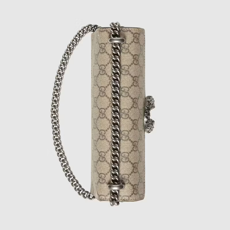 Túi Gucci Dionysus GG Small Shoulder Bag 'Beige Ebony' 499623-92TJN-8677 - Ảnh 9