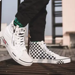 Giày Vans SK8-Hi CAP LX Reissue ‘White Checkerboard’ VN0A3WM127I - Ảnh 6