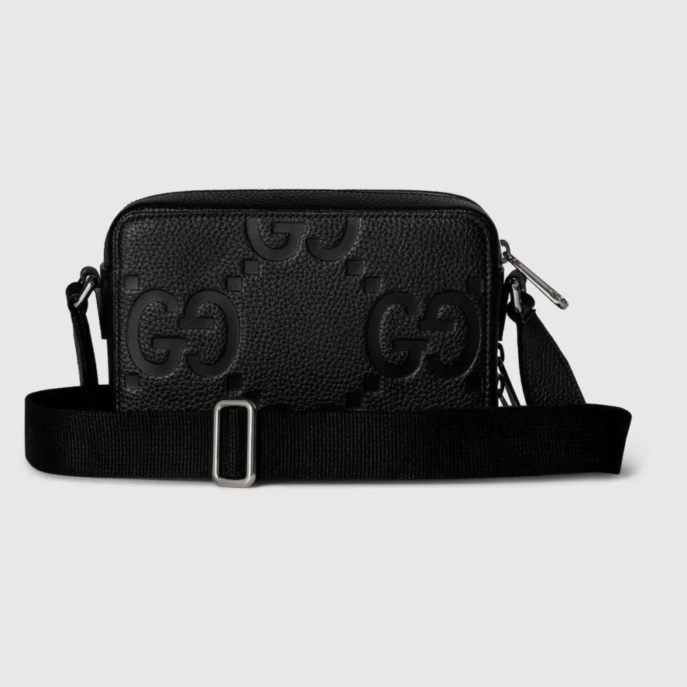 Túi Gucci Super Mini Jumbo GG Bag 'Black' 816958-AABY7-1000 - Ảnh 5
