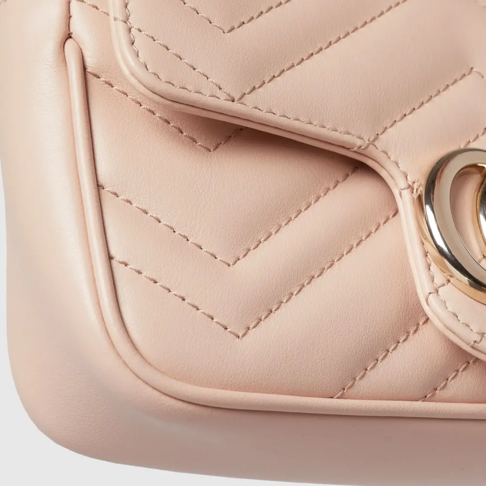 Túi Gucci GG Marmont Super Mini Bag 'Pink' 476433-DTDHD-6705 - Ảnh 3
