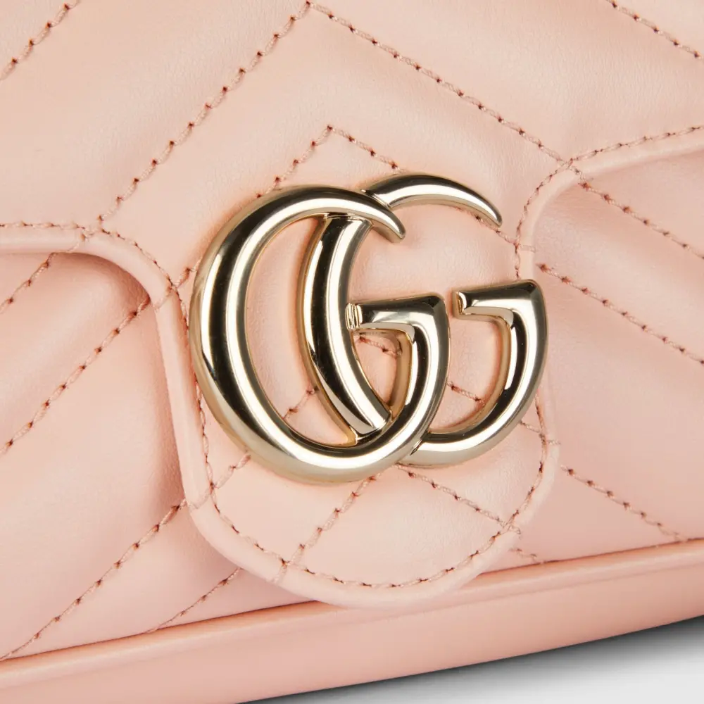 Túi Gucci GG Marmont Super Mini Bag 'Pink' 751526-AAEKI-6741 - Ảnh 5