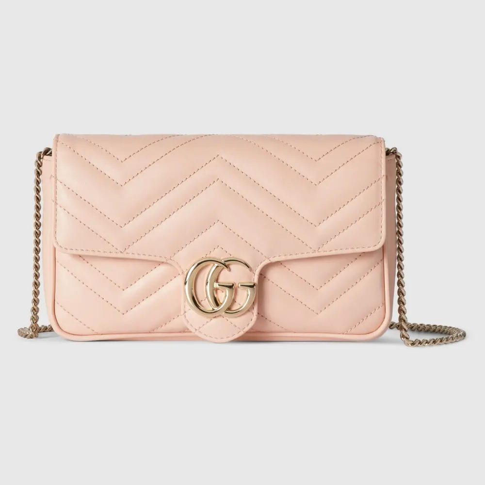 Alternative view of Túi Gucci GG Marmont Super Mini Bag 'Pink' 751526-AAEKI-6741
