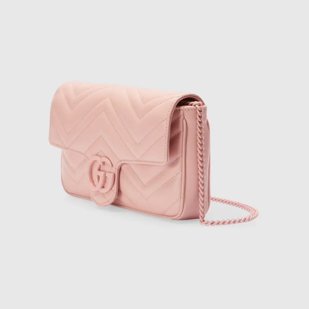 Túi Gucci GG Marmont Super Mini Bag 'Pink' 751526-AACX5-5945 - Ảnh 3