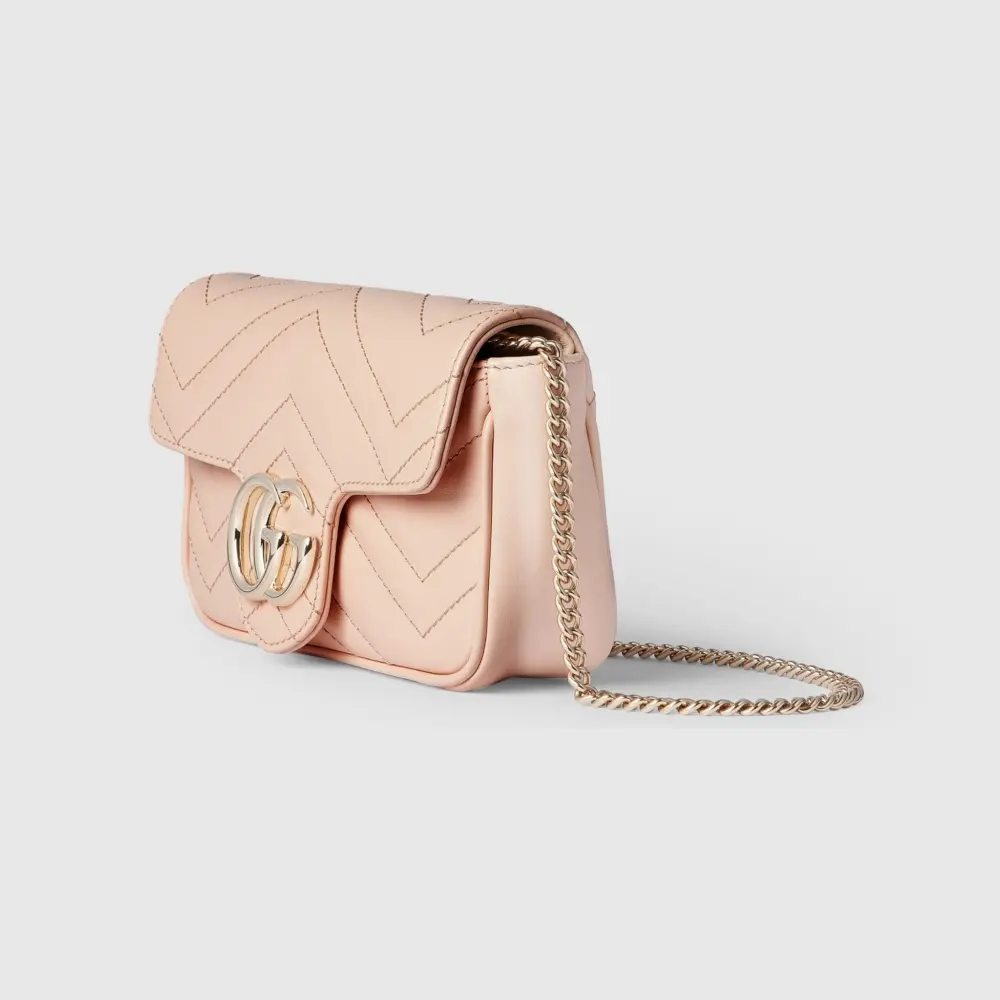 Túi Gucci GG Marmont Super Mini Bag 'Pink' 476433-DTDHD-6705 - Ảnh 7