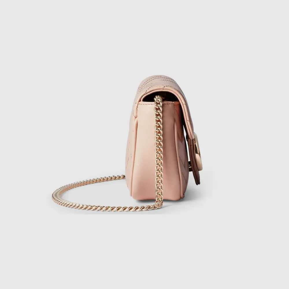 Túi Gucci GG Marmont Super Mini Bag 'Pink' 476433-DTDHD-6705 - Ảnh 5