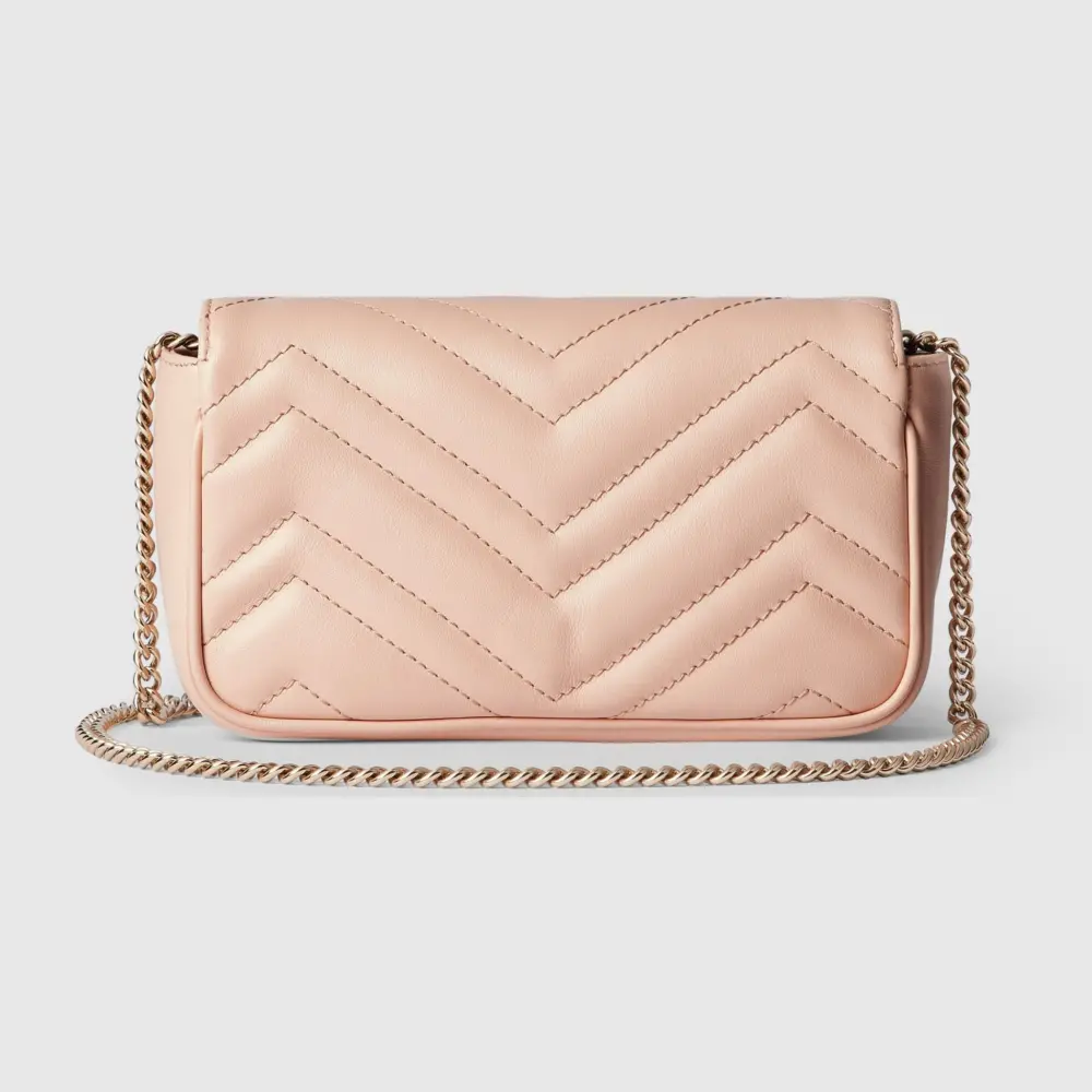 Túi Gucci GG Marmont Super Mini Bag 'Pink' 476433-DTDHD-6705 - Ảnh 4