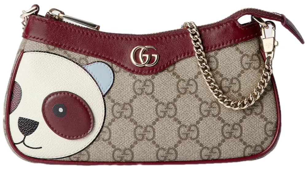 Túi Gucci Mini Bag With Panda Detail 'Beige' 818763-FAEEO-8575