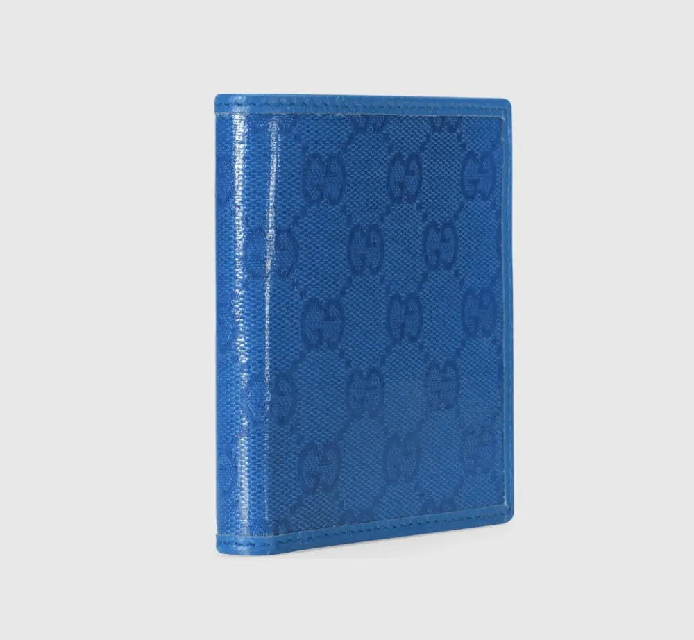 Ví Gucci Bi-fold Wallet 'Blue' 760320-FACHH-4344 - Ảnh 4