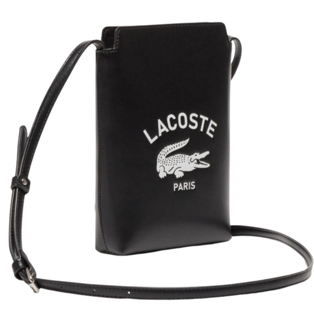 Túi Lacoste Mini Shoulder Bag 'Black' NF1620KP-B43 - Ảnh 4