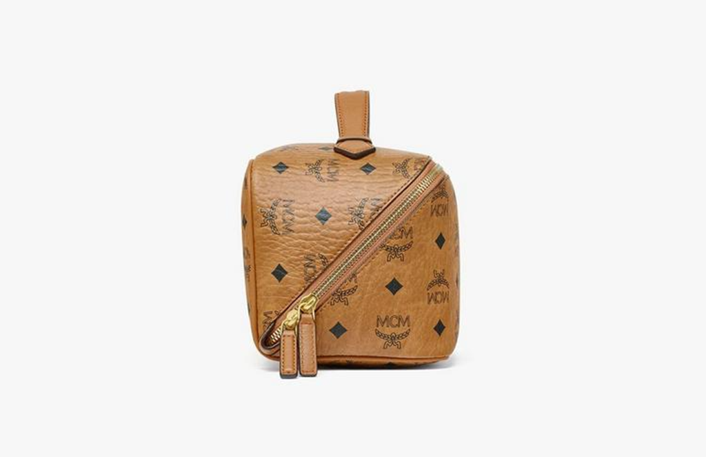 Alternative view of Túi MCM Ottomar Toiletry Bag in Visetos 'Cognac' MXZESTT06CO001