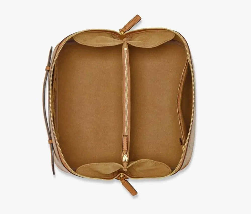 Túi MCM Ottomar Toiletry Bag in Visetos 'Cognac' MXZESTT06CO001 - Ảnh 3