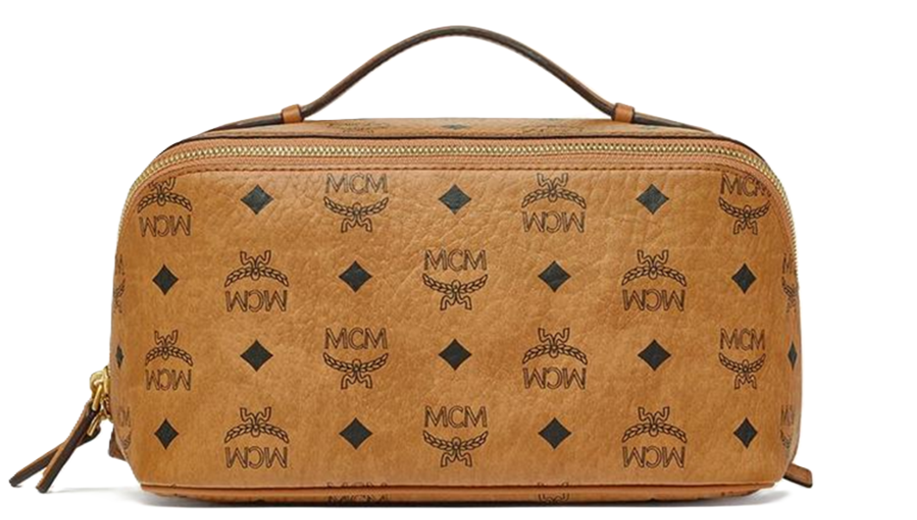 Túi MCM Ottomar Toiletry Bag in Visetos 'Cognac' MXZESTT06CO001