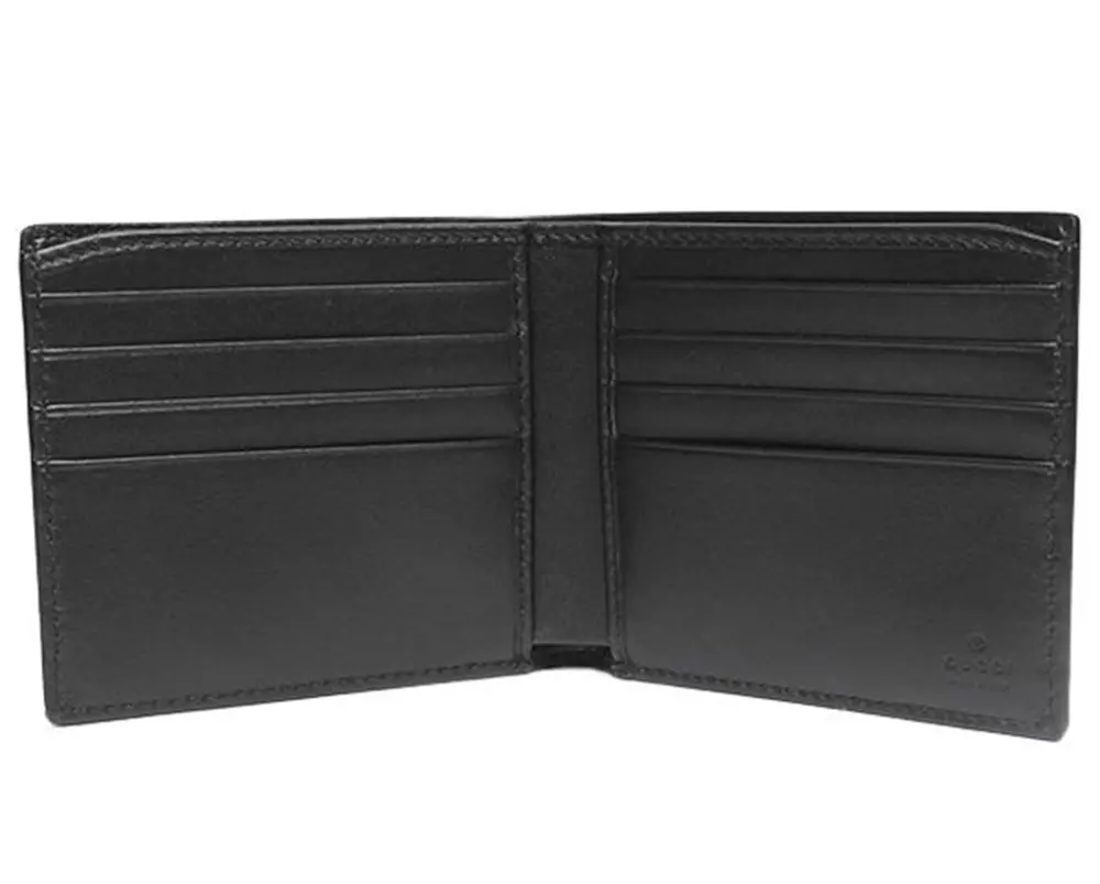 Ví Gucci Blade Embroidery Half Wallet ‘Black’ 597674-DTDTN-1058 - Ảnh 4